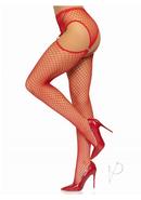 Industrial Net Stockings With O-ring Attached Garter Belt -...